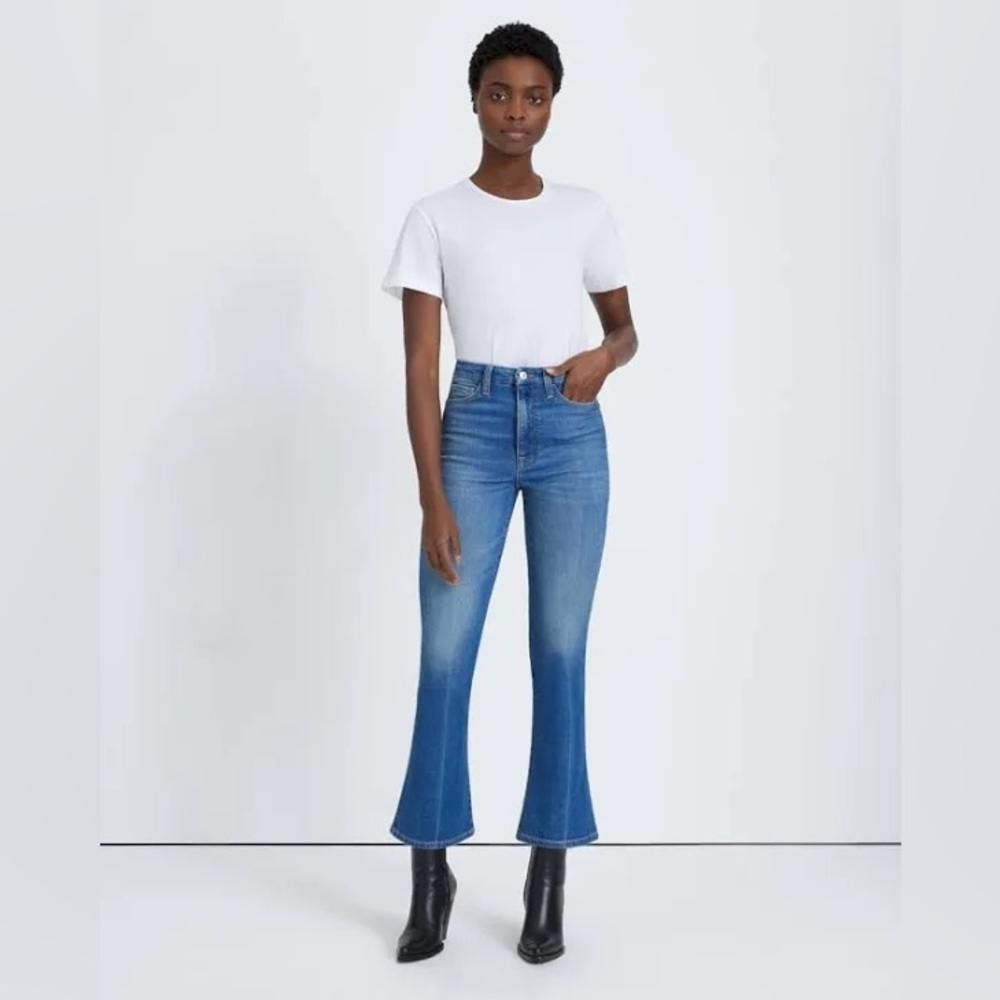 7 for All Mankind Ultra High-Rise Skinny Cropped Flare Jeans - Size 27 / NWT
